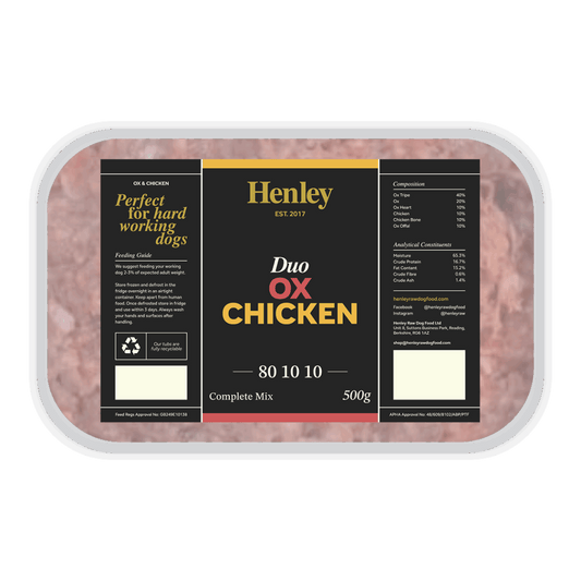 Henley Raw Ox & Chicken Complete 500g
