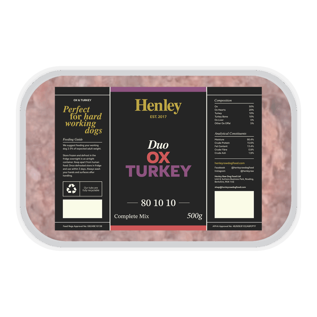 Henley Raw Ox & Turkey Complete 500g