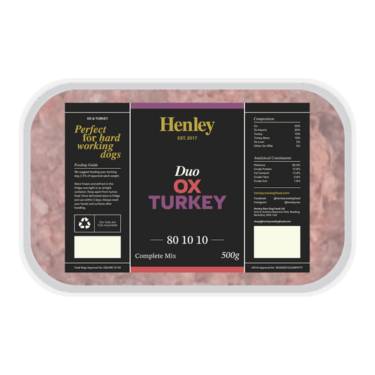 Henley Raw Ox & Turkey Complete 500g
