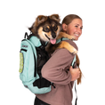 Load image into Gallery viewer, K9 Sport RuckSack Plus 2 Grey/Mint
