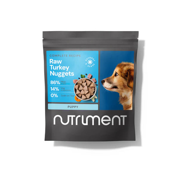 Nutriment Dog Puppy Turkey Frozen Nuggets 1kg