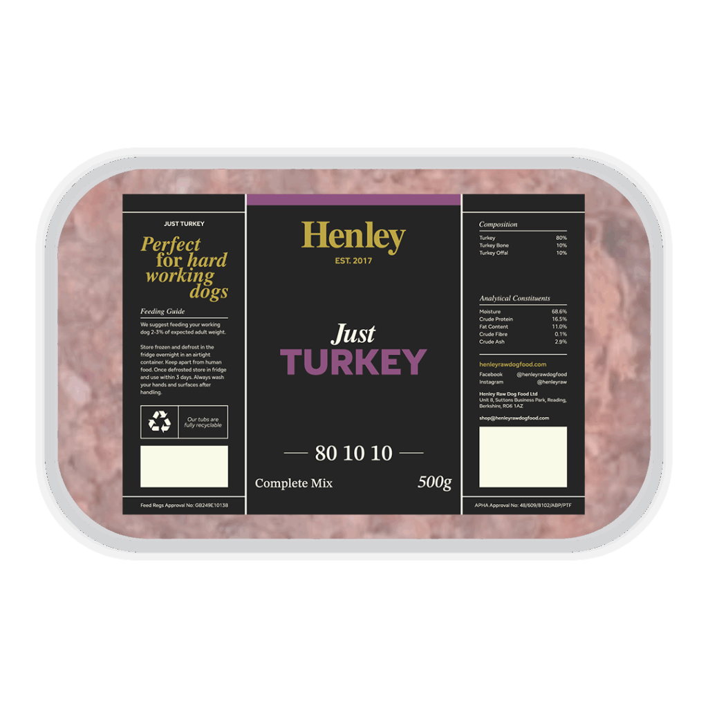 Henley Raw Just Turkey Complete 500g