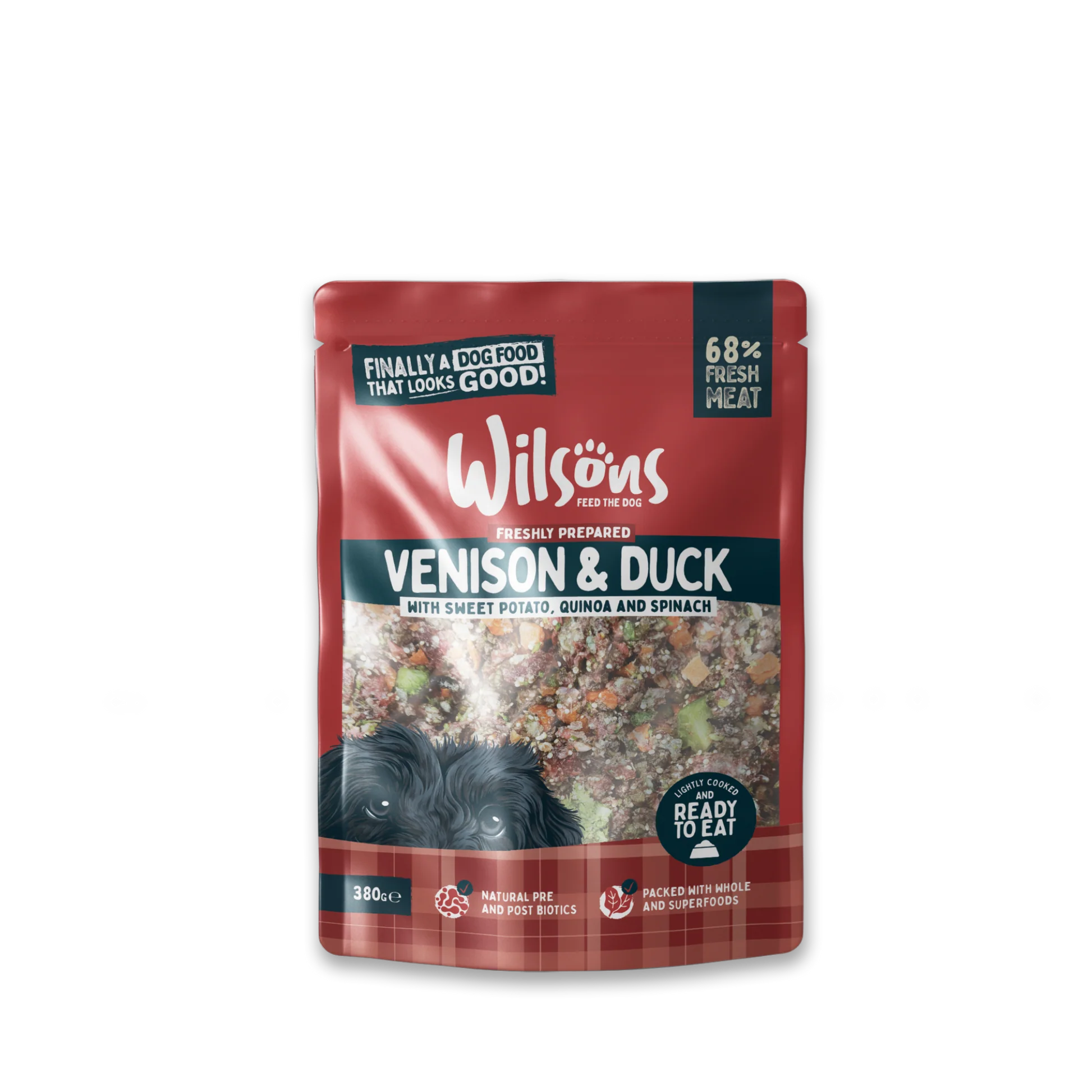 Wilsons Fresh Venison & Duck Pouch 380g