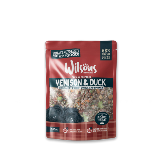 Wilsons Fresh Venison & Duck Pouch 380g