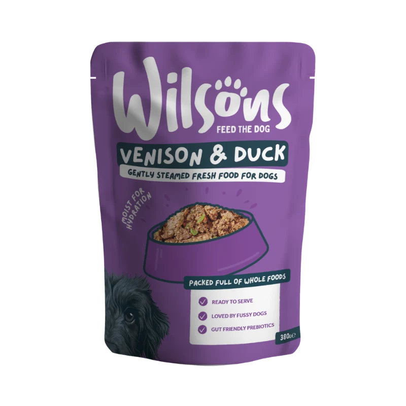 Wilsons Fresh Venison & Duck Pouch 380g