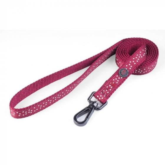 Zoon Burgundy Polka WalkAbout Dog Lead