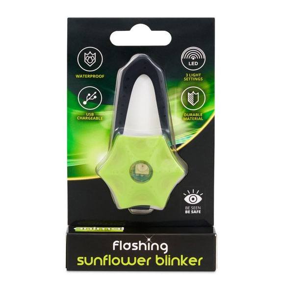 Animal Instincts Flashing Safety Sunflower USB Yellow