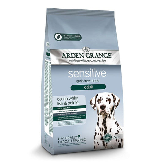 Arden Grange Adult Dry Dog Food Sensitive Ocean White Fish & Potato