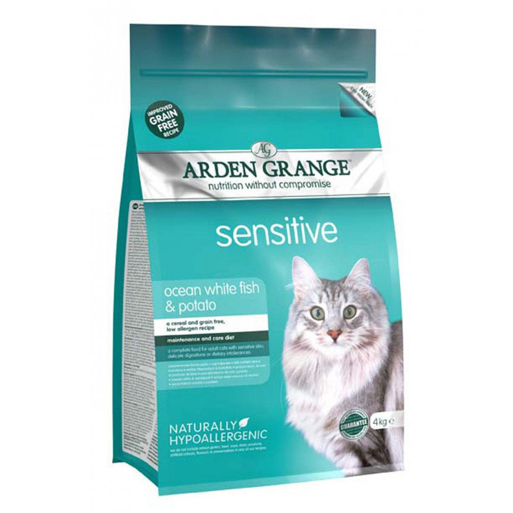 Arden Grange Cat Food Sensitive Ocean White Fish & Potato