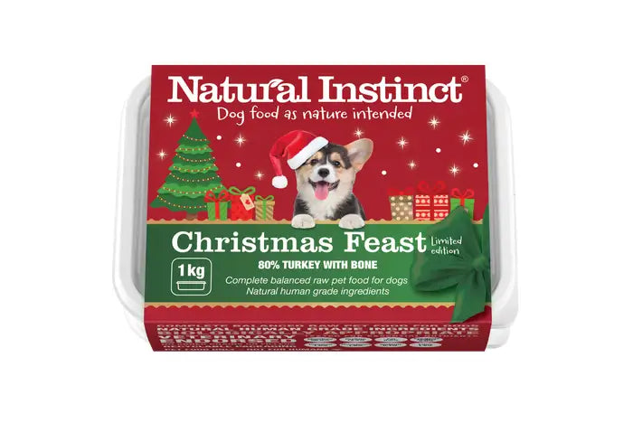 Natural Instinct Raw Dog Food - Christmas Feast 1kg