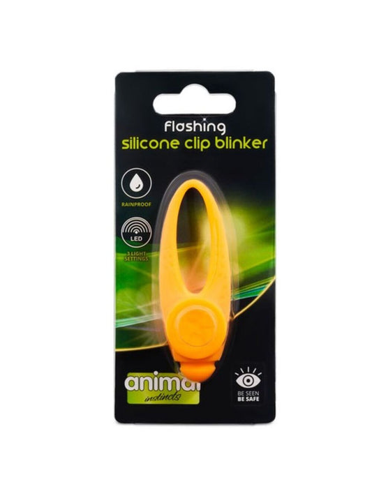Animal Instincts Flashing Safety Clip Silicone Blinker