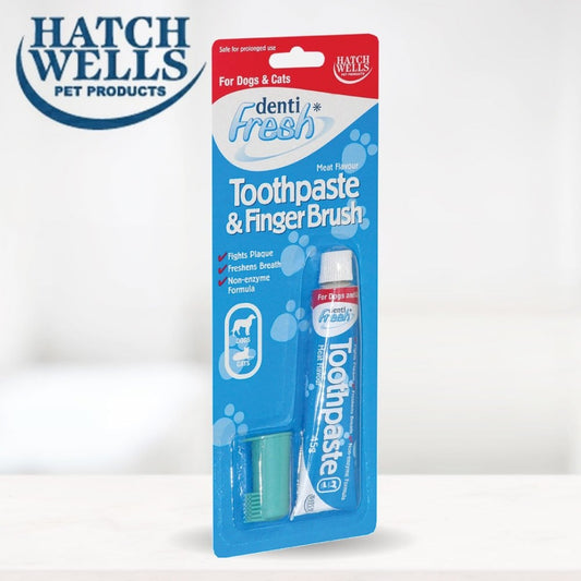 Hatchwells Finger Toothbrush & Toothpaste