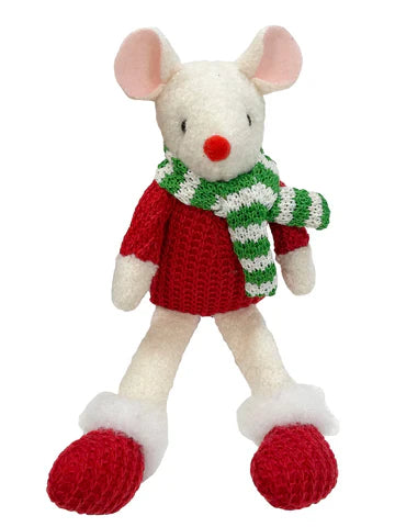 Happy Pet Christmas Cat all Wrapped Up Mouse Toy