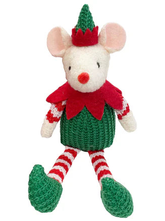 Happy Pet Christmas Cat Elf Mouse Toy