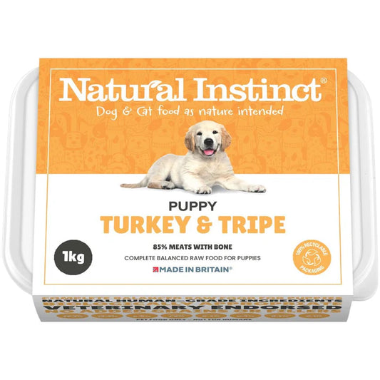 Natural Instinct Puppy Turkey & Tripe 1kg