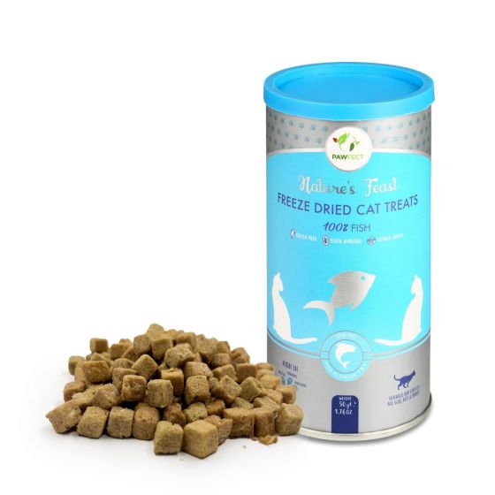 Pawfect Natures Feast Freeze Dried Cat Treats 50g
