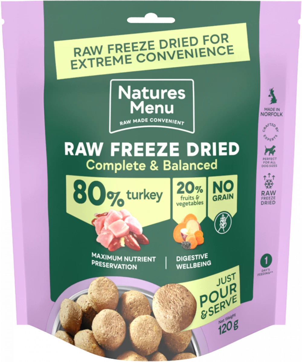 Natures Menu Freeze Dried Turkey