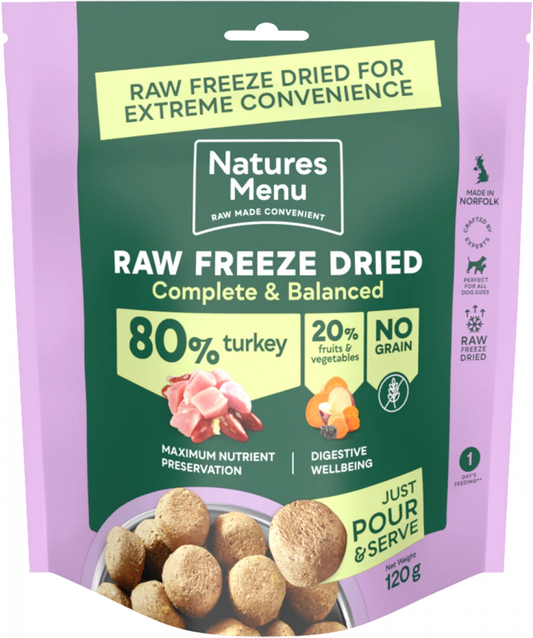 Natures Menu Freeze Dried Turkey