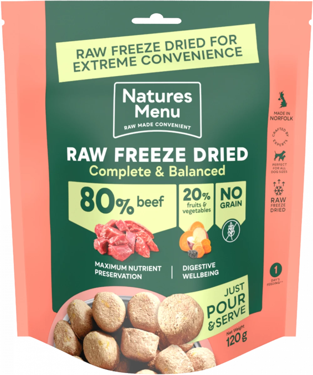 Natures Menu Freeze Dried Beef