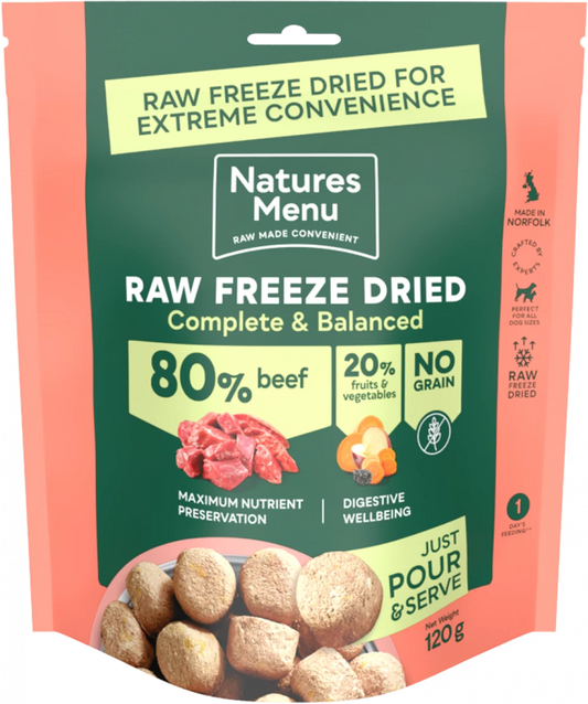 Natures Menu Freeze Dried Beef