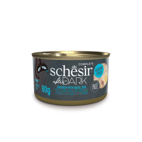 Schesir After Dark Pate Adult Cat Chicken & Egg 80g