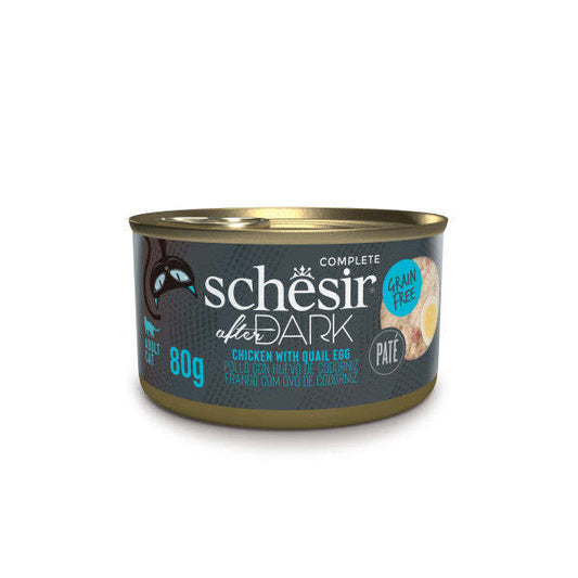 Schesir After Dark Pate Adult Cat Chicken & Egg 80g