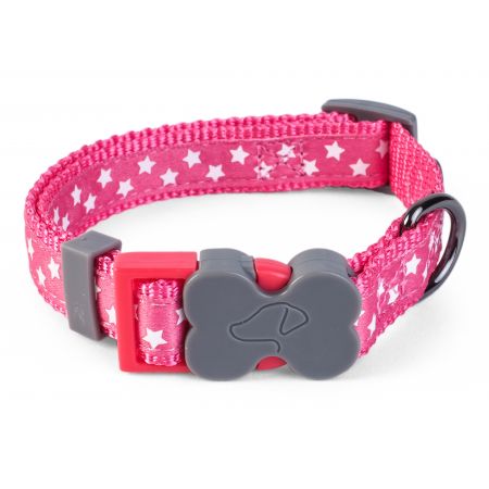 Zoon Starry Pink WalkAbout Dog Collar