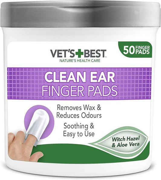 Vets Best Clean Ear Finger Pads