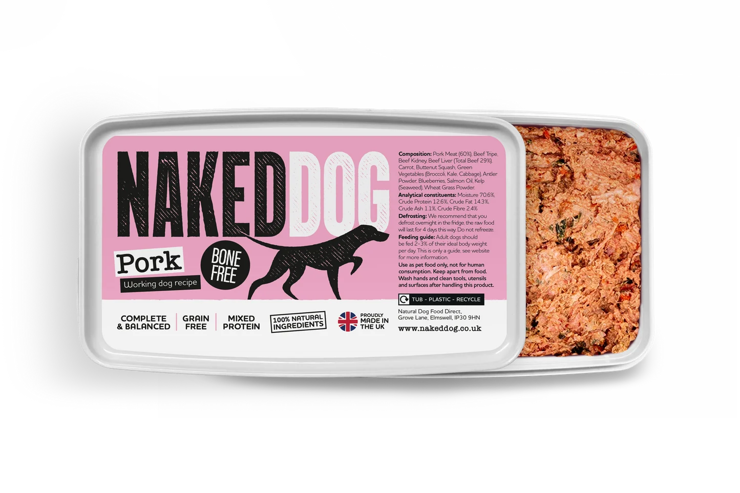 Naked Dog Bone Free Pork